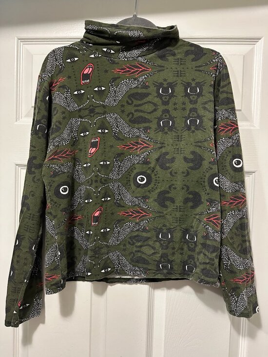Nooworks Tops - Nooworks BLACK SWAN Design Long Sleeve T Shirt